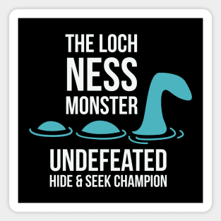 Loch Ness Monster - Funny design Magnet